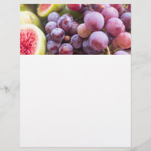 Fresh figs and grape flyer
