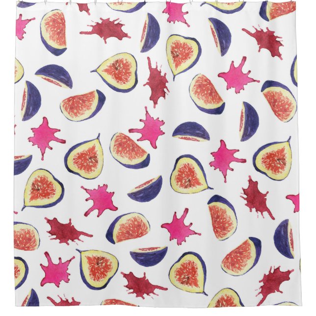 Fresh Figs Pink Juice Watercolor (Front)