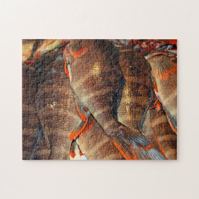 Fresh fish jigsaw puzzle (Horizontal)