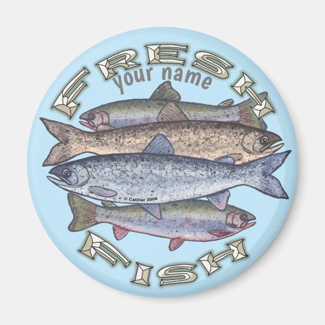 Fresh Fish magnet (Front)