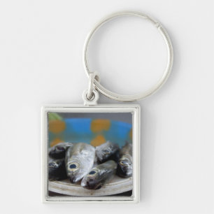 Fresh fish on fish market Mercado de Peixe), Keychain