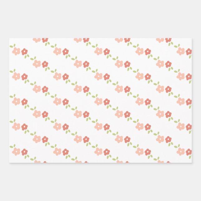 Fresh Floral wrapping sheets  (Front 2)