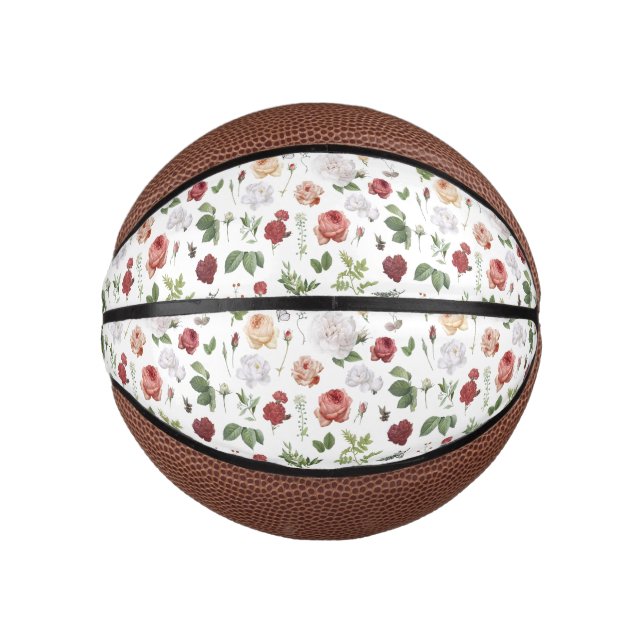 Fresh Florals Mini Basketball (Front)