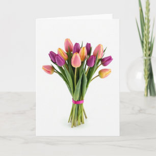 Fresh Flower Bouquet Photo Card