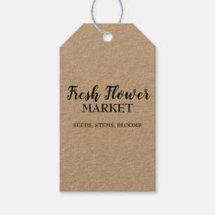 Fresh Flower Market Florist Gift Tags