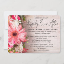 Fresh Flowers Floral Happily Ever After Wedding