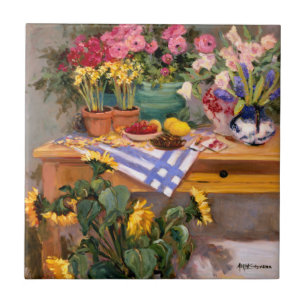 Fresh Flowers I Tile