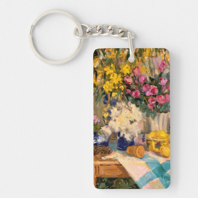 Fresh Flowers II Keychain (Front)