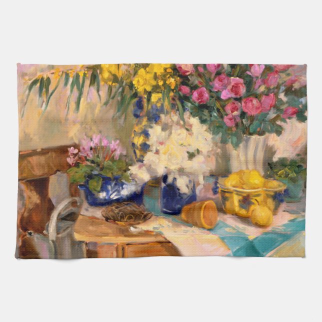 Fresh Flowers II Kitchen Towel (Horizontal)