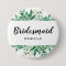 Fresh Foliage Botanical Bridesmaid Monogrammed