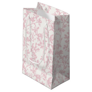 Fresh Foliage (Ivory - Soft Rose) Small Gift Bag