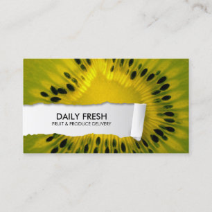 Fresh Food Produce Customizable Business Card