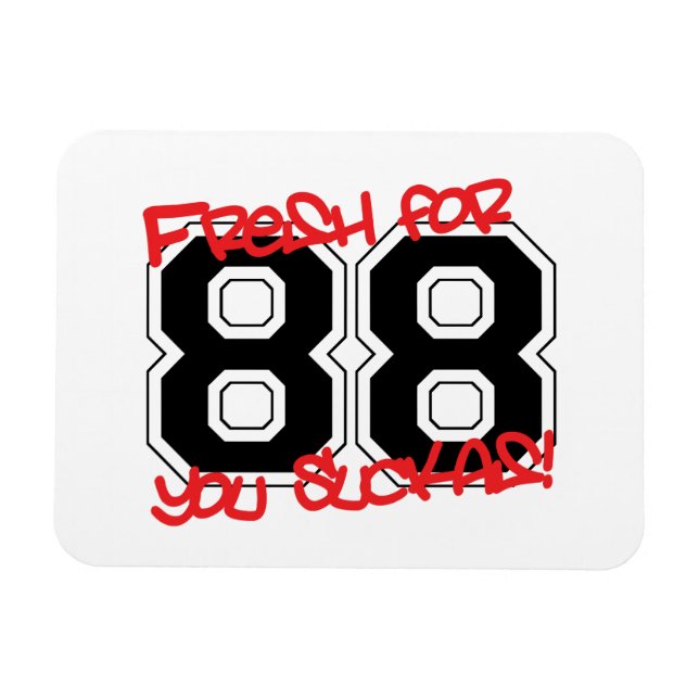 Fresh for '88 magnet (Horizontal)