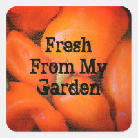 Fresh From Garden Mosaic Orange Chili Peppers