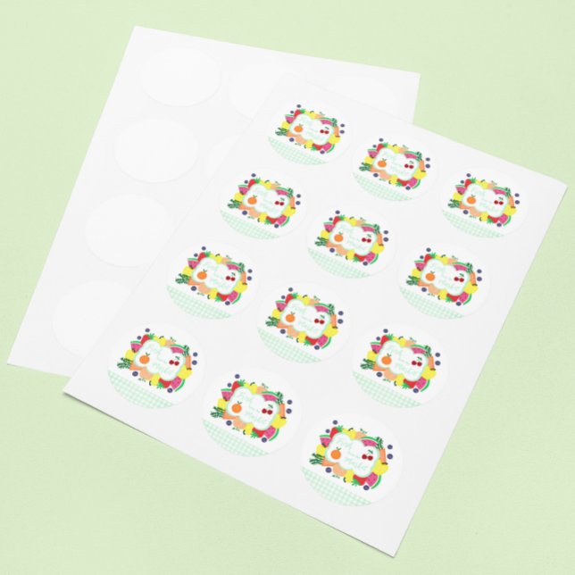 Fresh From The Market Classic Round Sticker (Creator Uploaded)