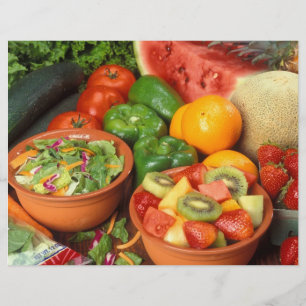 Fresh fruit and vegetables flyer