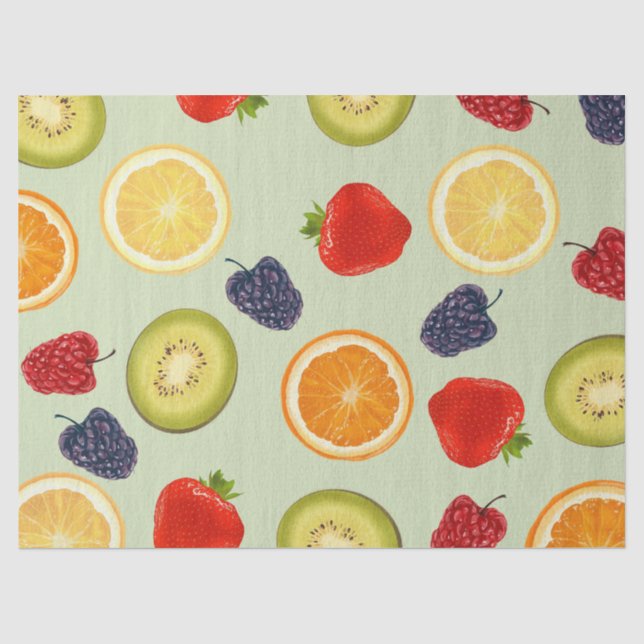 Fresh Fruit Delight Tissue Paper (Front)