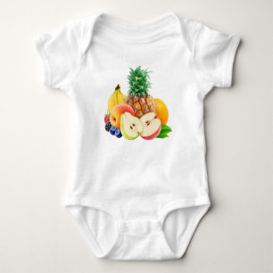 Fresh fruits baby bodysuit
