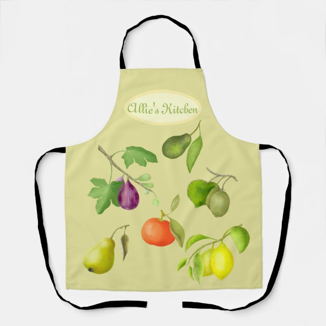 Fresh Fruits Custom Apron (Front)