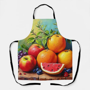 Fresh Fruits in a Perfect Mix Design Apron