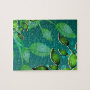 Fresh Garden Leaves Jigsaw Puzzle