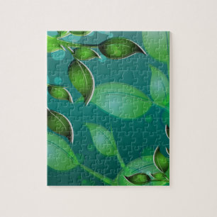 Fresh Garden Leaves Jigsaw Puzzle