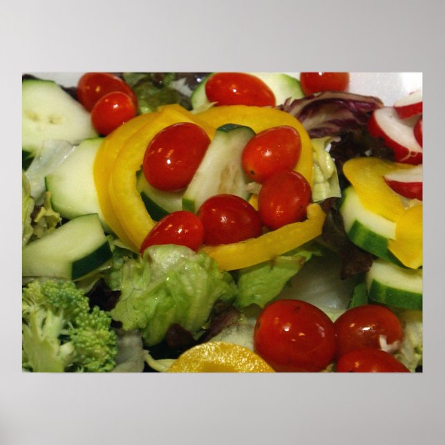 Fresh Garden Salad Poster (Front)