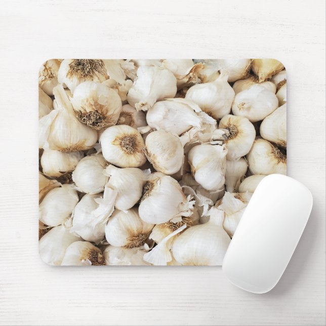 Fresh Garlic Collection Mouse Pad (With Mouse)