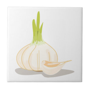 Fresh Garlic Tile