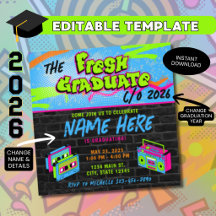 Fresh Graduate Graduation | 90s Hip Hop Grad Party