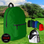 Fresh Green Pine Tree Backpack, Bag / Customize<br><div class="desc">Backpack: Create Your Own custom bag / backpack with text. Easy adjustments (Edit Design button) by adding more text, background colours or more images.</div>