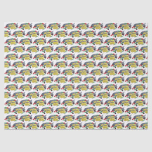 Fresh Grilled Fish Greek Mediterranean Seafood Tissue Paper