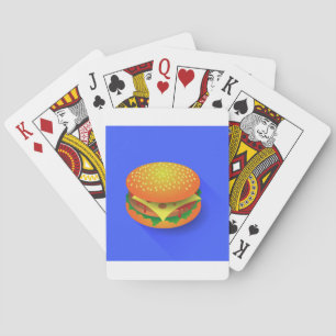 Fresh Hamburger Playing Cards