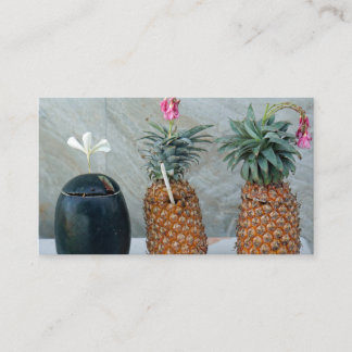 fresh healthy pineapple enclosure card