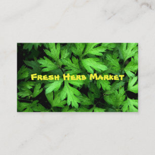 Fresh Herb Market Business Card