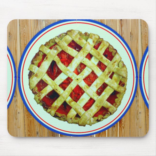 fresh homemade pie mousepad (Front)
