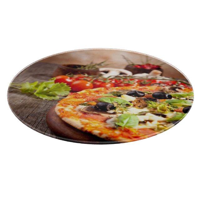 Fresh Italian pizza Cutting Board (Corner)