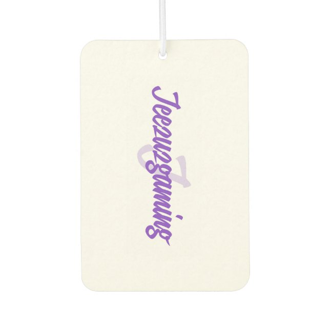 Fresh JeezuzGaming Air Freshener (Front)