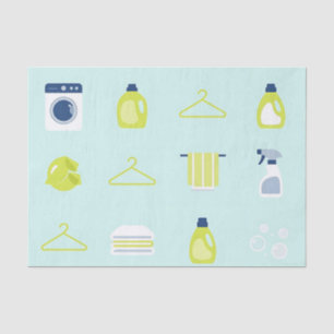 Fresh Laundry Day Pattern Tissue Paper