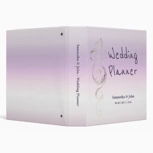 Fresh Lavender Wedding Binder