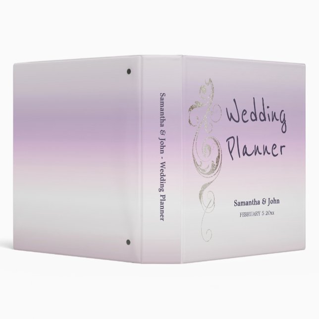 Fresh Lavender Wedding Binder (Background)