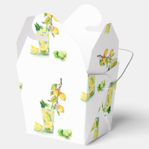 Fresh Lemon Drink Party Favour Boxes