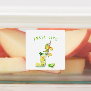 Fresh Lemon Drinking Labels - Custom Text