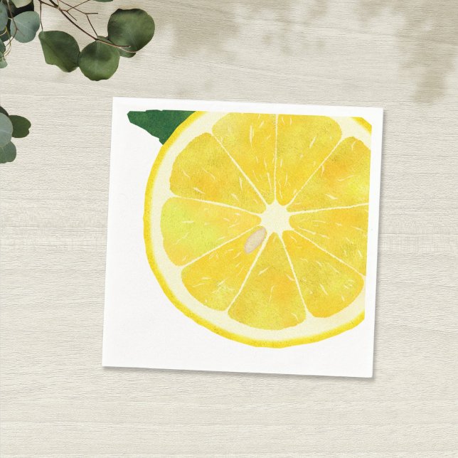 Fresh Lemon Paper Napkin (Creator Uploaded)