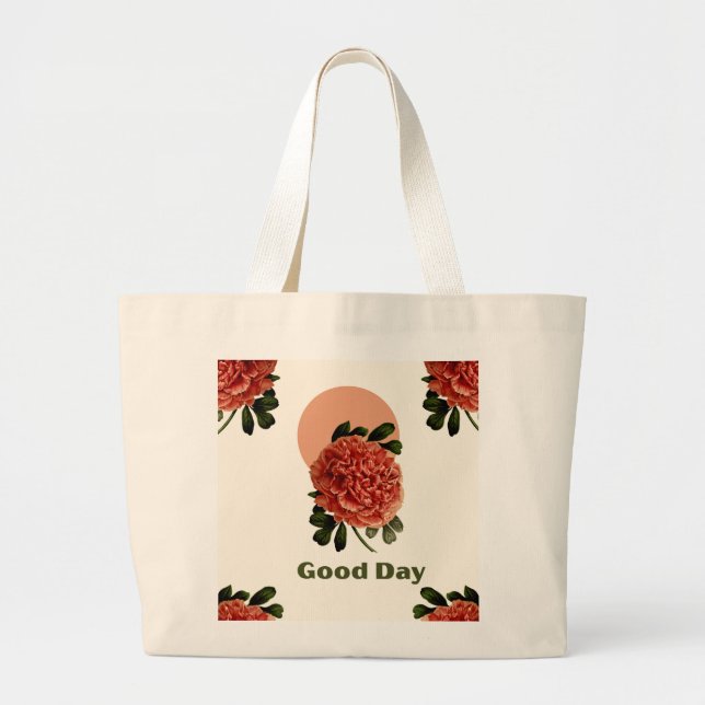 Fresh Lemon Pattern Tote Bag – Citrus Summer Desig (Front)