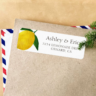 Fresh Lemon return address labes 02