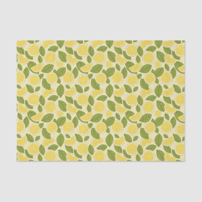 Fresh Lemon Tissue Paper (Front)