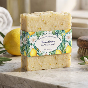 Fresh Lemons Soap Belly Band Invitation Belly Band