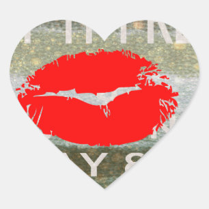 Fresh Lips, Uplifting Vibes: 'Keep It Fresh & Nice Heart Sticker