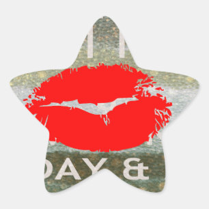 Fresh Lips, Uplifting Vibes: 'Keep It Fresh & Nice Star Sticker